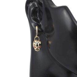 14 Ayar Altın Panter Model Küpe - 3