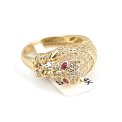 14 Ayar Altın Panter Model Yüzük - Nusrettaki (1)