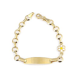 14 Ayar Altın Papatya Çocuk Bilekliği - Nusrettaki