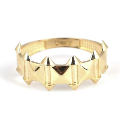 14 Ayar Altın Prizma Model Yüzük - 3