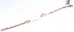 14K Gold Identification Kids Bracelet - 4