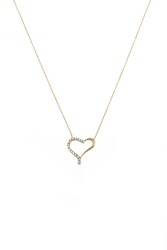 Nusrettaki - Heart Model 14K Gold Necklace