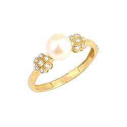 14 Ayar Altın Yonca Model Yüzük - Nusrettaki