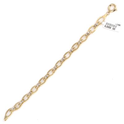 14 Ayar Altın Zarif İnce Bileklik - 2