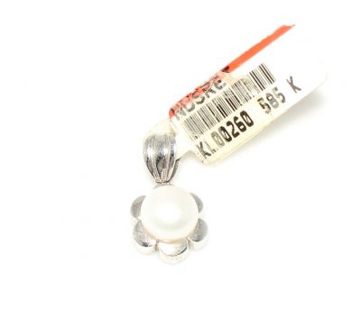 14K Gold Flowers & Pearl Necklace - 4