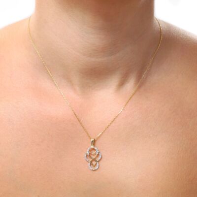 14K Gold Always Love Necklace - 1