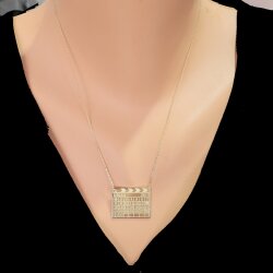 14K Gold Calendar Necklace - Nusrettaki