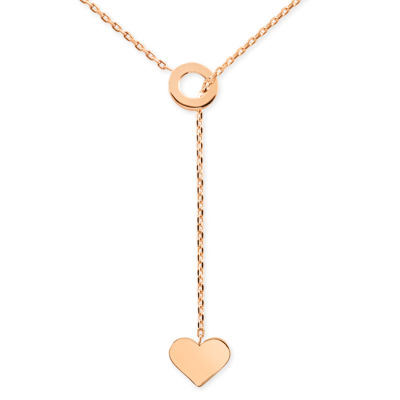 14K Gold Heart Model Adjustable Necklace - 3