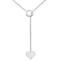 14K Gold Heart Model Adjustable Necklace - 5