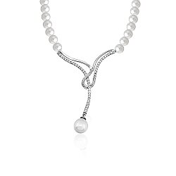 14K Gold Necklace with Pearl - Nusrettaki (1)