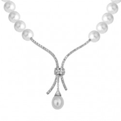 14K Gold Necklace with Pearl - Nusrettaki