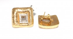 14K Gold Pond Omega Clip Earrings - 3