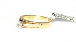 14K Gold Solitaire Ring - 2
