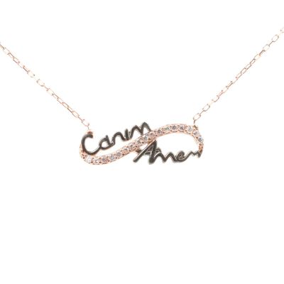 14K Gold Sweetheart Mom Necklace - 4