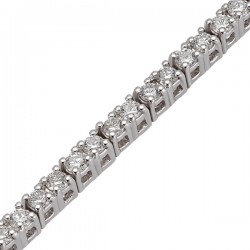 Diamond Slender Tennis Bracelet - 1,5 ct - Nusrettaki (1)