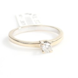 18K Gold Solitaire Diamond Ring - 0,3 ct - Nusrettaki (1)