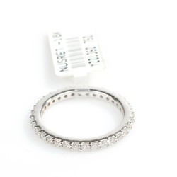18K Gold Eternity Ring, 0,3 ct Diamond - 3