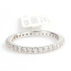 18K Gold Eternity Ring, 0,3 ct Diamond - Nusrettaki (1)