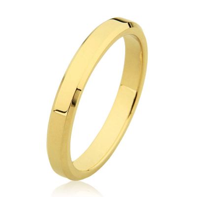 18K Gold Engagement Ring 6-3mm - 1
