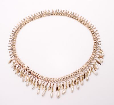 18K Gold Designer Necklace - 2