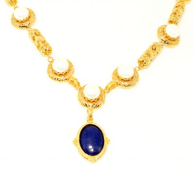 22 Ayar Altın Antik Bizans Kolye - 1