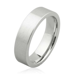 Nusrettaki - 22K Gold Engagement Ring White color 6mm Matt White