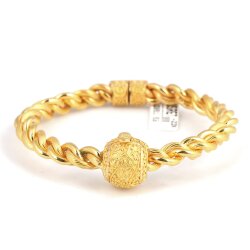 22 Ayar Altın Çift Tel Kalın Burgu Telkari Kaşlı Burma Bilezik - Nusrettaki (1)