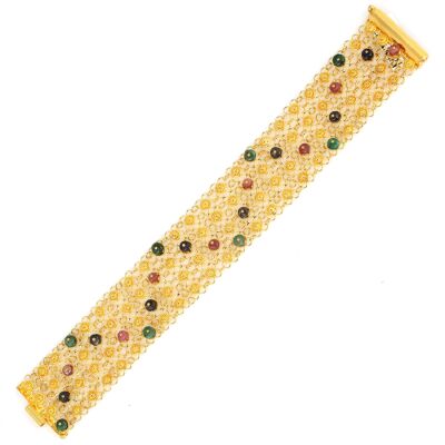 22 Ayar Altın Dantel Model Bileklik - 2