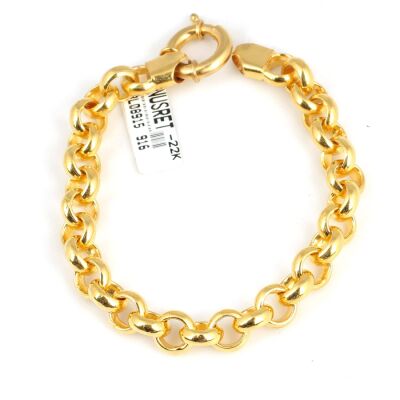 22 Ayar Altın Doch Zincir Bileklik - 1