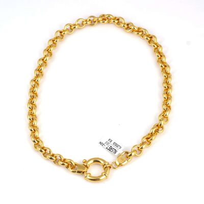 22 Ayar Altın Doch Zincir Kolye - 2