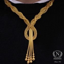 22 Ayar Altın Dorica Toplu Kolye - 5