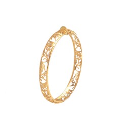 22 Ayar Altın El İşi Ajurlu Bilezik, Mat - 4