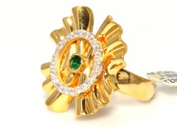 22K Gold Crown Cap Designer Ring - Nusrettaki (1)