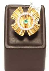 22K Gold Crown Cap Designer Ring - 3