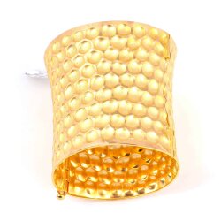 22 Ayar Altın Kalın Bal Peteği Model Bilezik - Nusrettaki