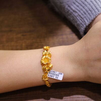 22 Ayar Altın Kardelen Model Bileklik - 1