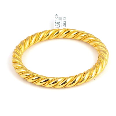 22 Ayar Altın Kilitsiz Koç Kolu Bilezik - 2