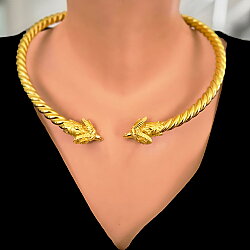 22 Ayar Altın Koç Modeli Kolye - Nusrettaki
