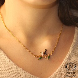 22 Ayar Altın Mutluluk Kolyesi - 4