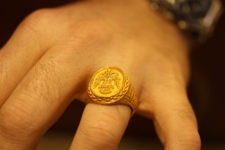 22 Ayar Altın Osmanlı Kartal Yüzük - Thumbnail