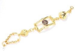 Nusrettaki - Gold Ottoman Signed Design Bracelet