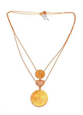 22 Ayar Altın Osmanlı Turalı Kalp Modeli Kolye - 2