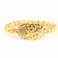 22 Ayar Altın Oval Kaşlı Burgu Tel Erzurum Burma Bilezik - Nusrettaki (1)