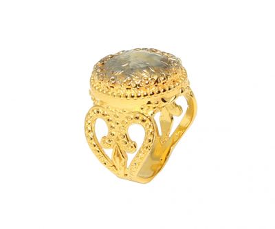 22 Ayar Altın sezar figürlü yüzük - 2