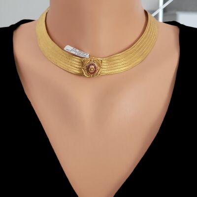 22 Ayar Altın Trabzon Kolye - 1