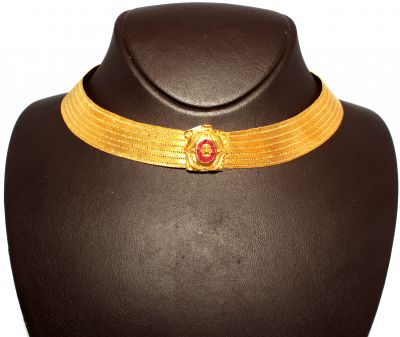 22 Ayar Altın Trabzon Kolye - 2