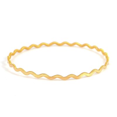 22 Ayar Altın Zikzak Ajda Bilezik - 2
