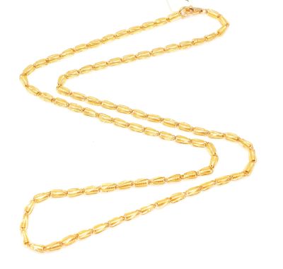 22 ayar Altın Spiral Model Zincir - 4