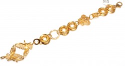 22 Carat Gold Butterfly Model Ajur Bracelet - Nusrettaki