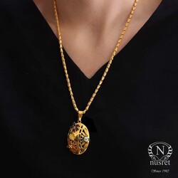 22 carat noah's ark pendant - Nusrettaki